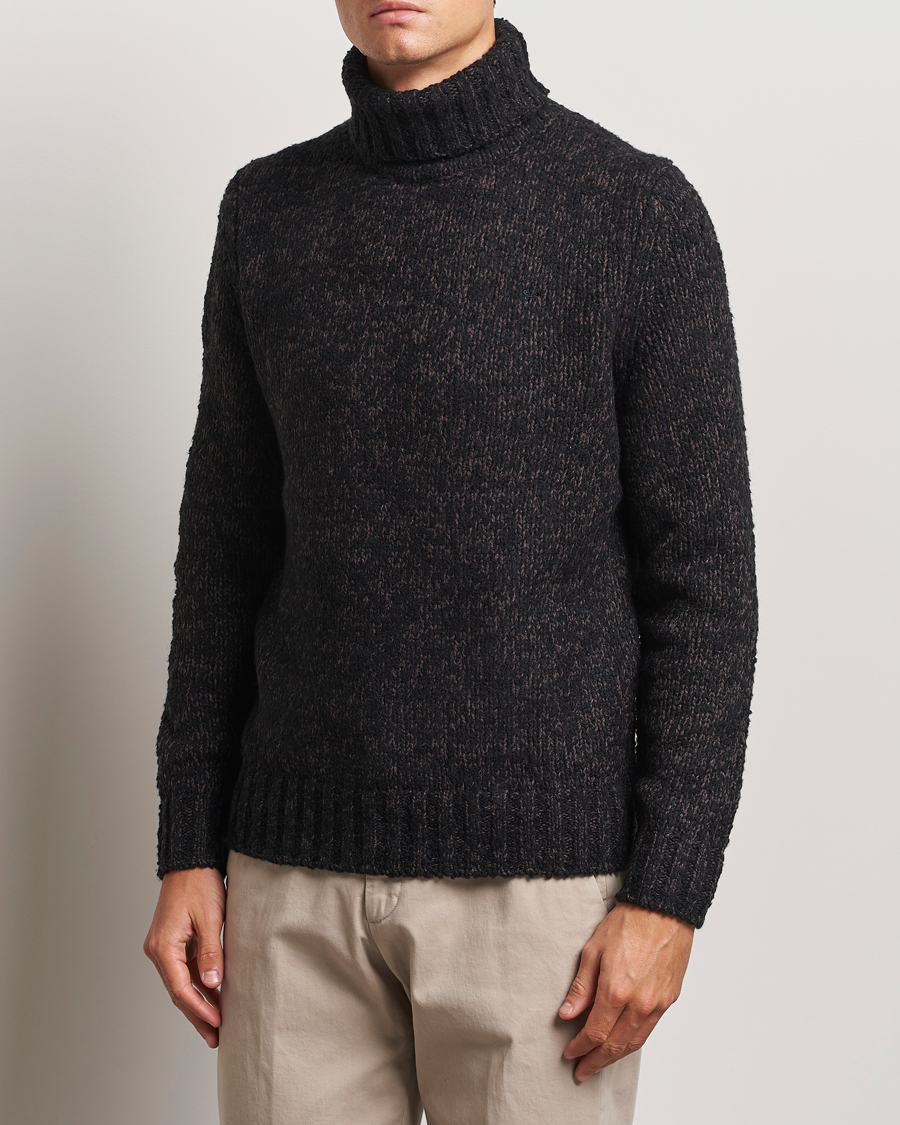 Homme |  | Morris | Herbert Heavy Knitted Rollneck Brown