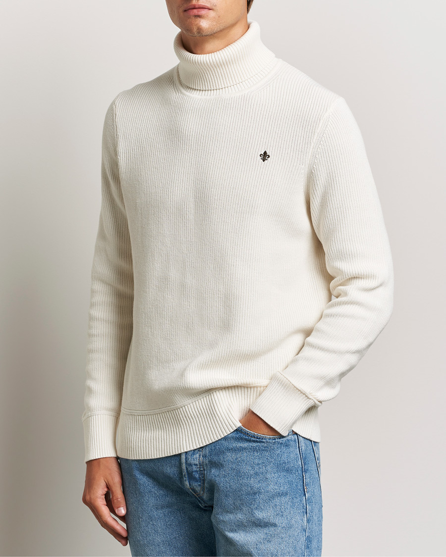 Homme | Business & Beyond - Casual | Morris | Bernard Cotton Rollneck White