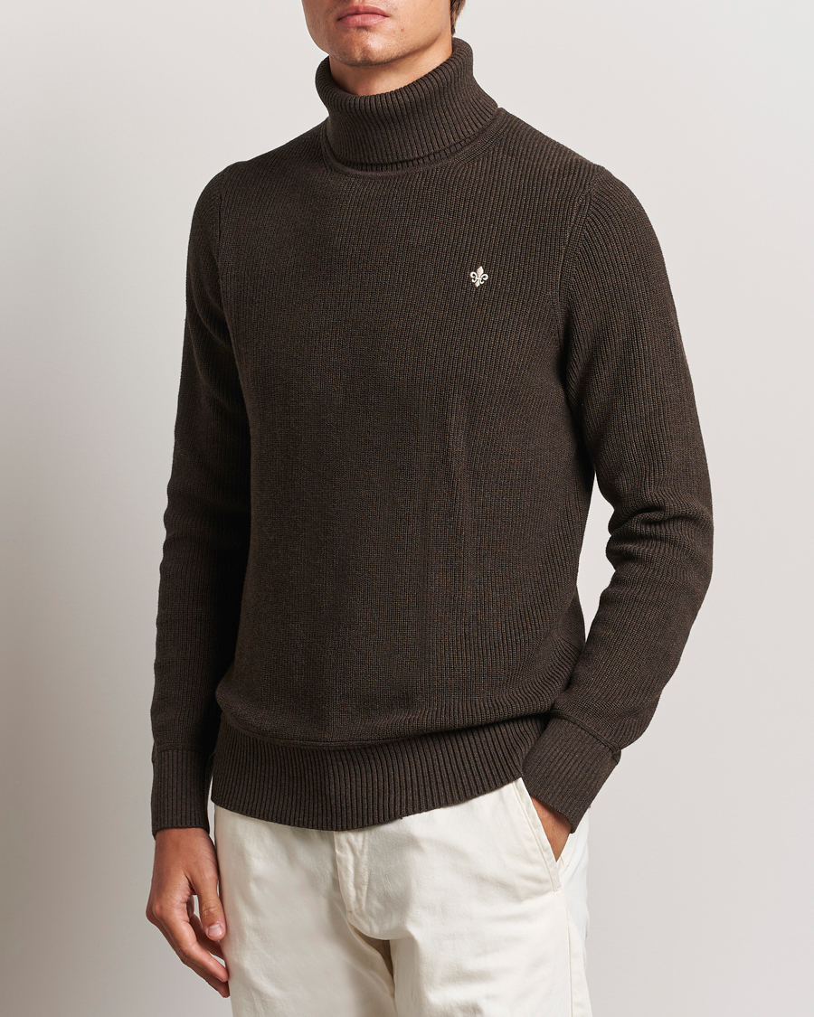 Homme |  | Morris | Bernard Cotton Rollneck Brown