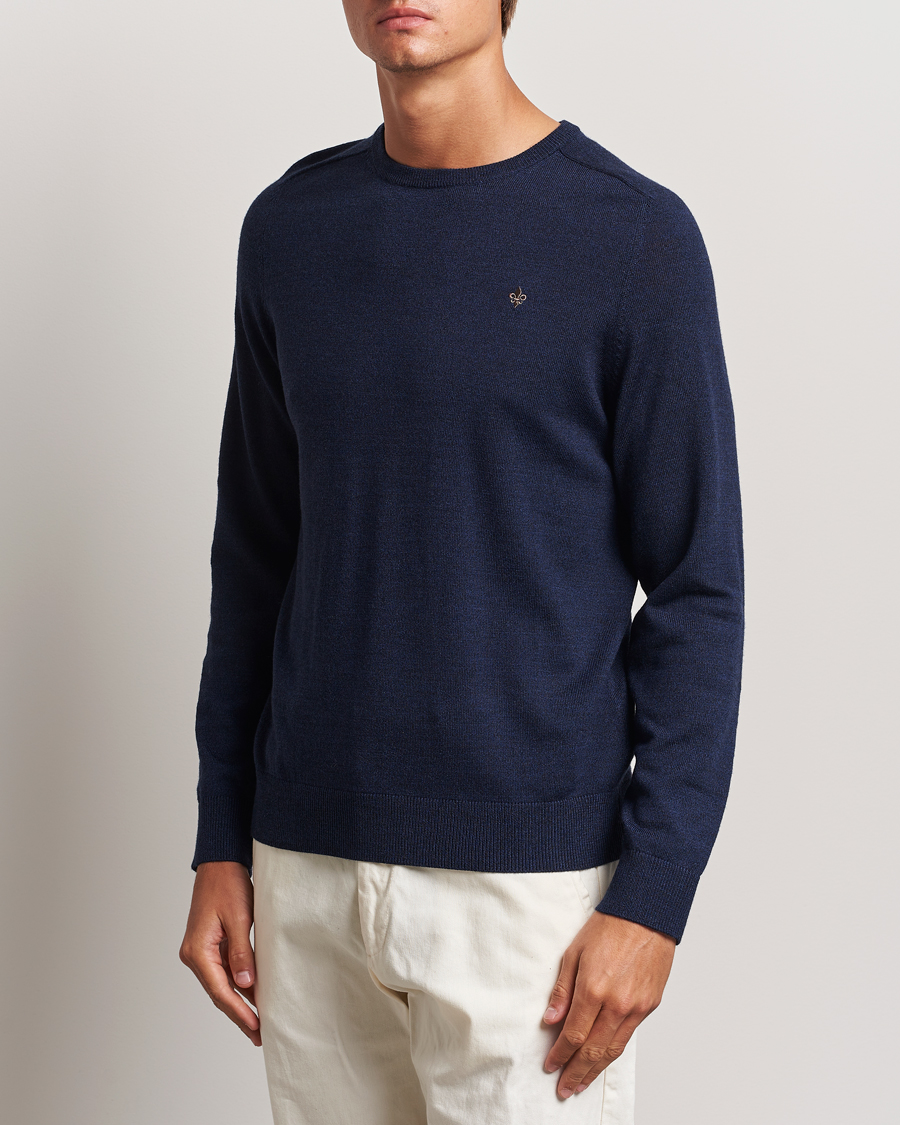 Homme |  | Morris | Merino O-neck Blue