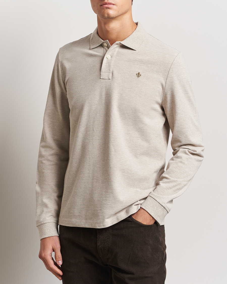 Homme |  | Morris | Camden Long Sleeve Polo Khaki