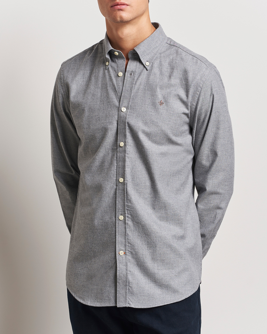 Homme |  | Morris | Watts Flannel Shirt Grey