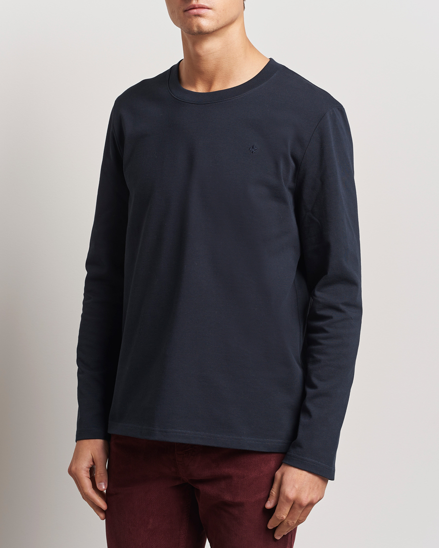 Homme |  | Morris | Watson Long Sleeve Tee Old Blue