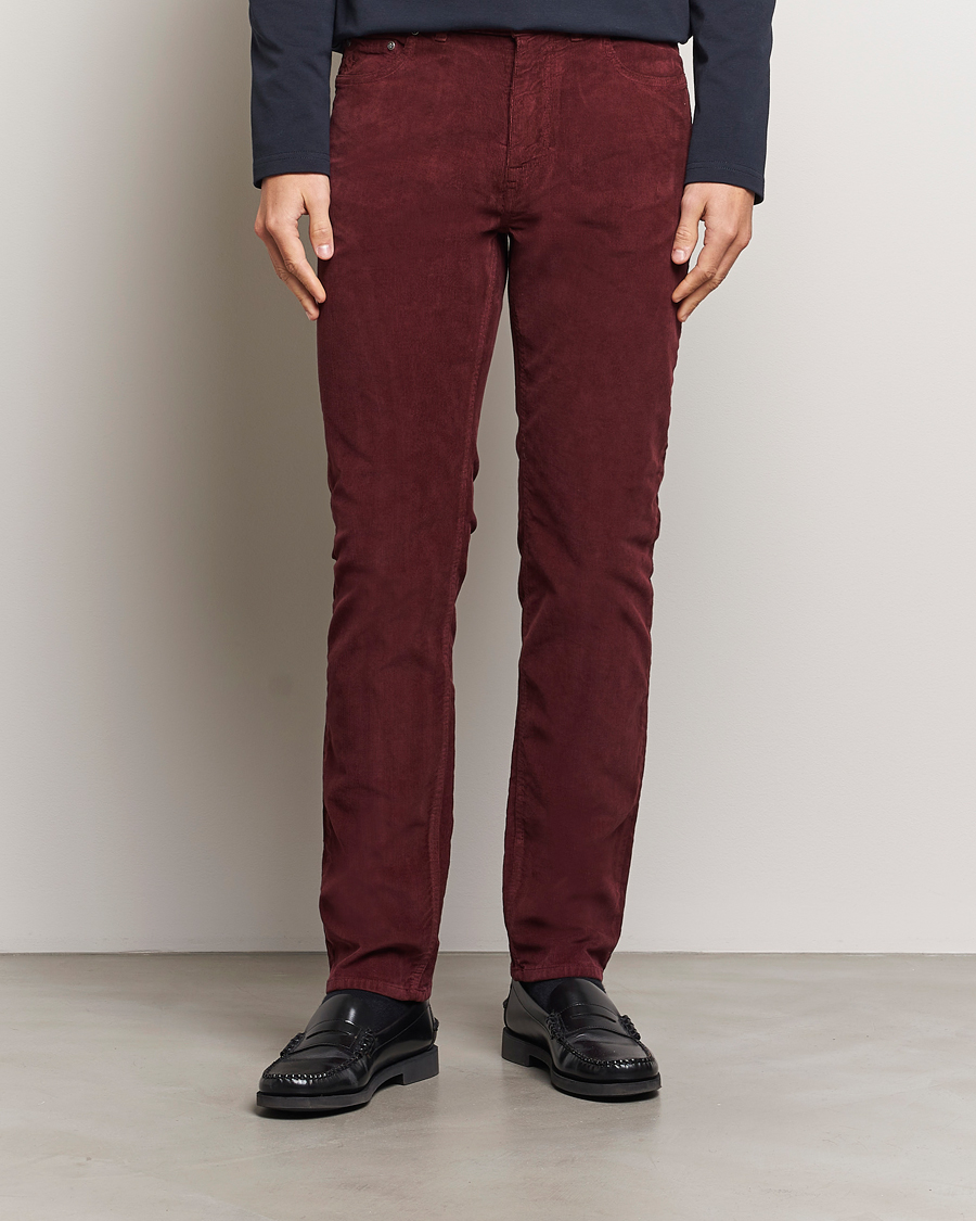 Homme |  | Morris | James Corduroy 5-Pocket Pant Wine Red