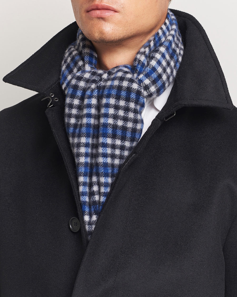 Homme |  | Morris | Barry Check Scarf Grey