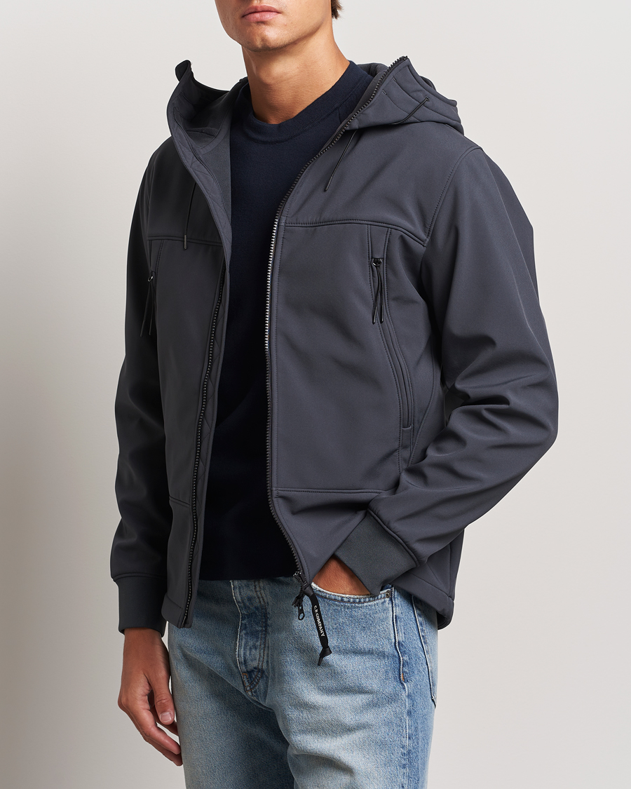 Homme |  | C.P. Company | CP Shell Hooded Jacket Grey Black