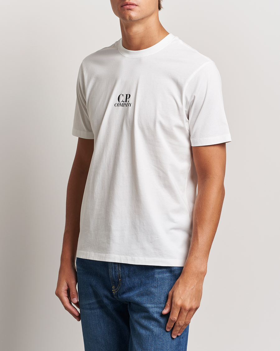 Homme |  | C.P. Company | Jersey Back Logo T-Shirt White