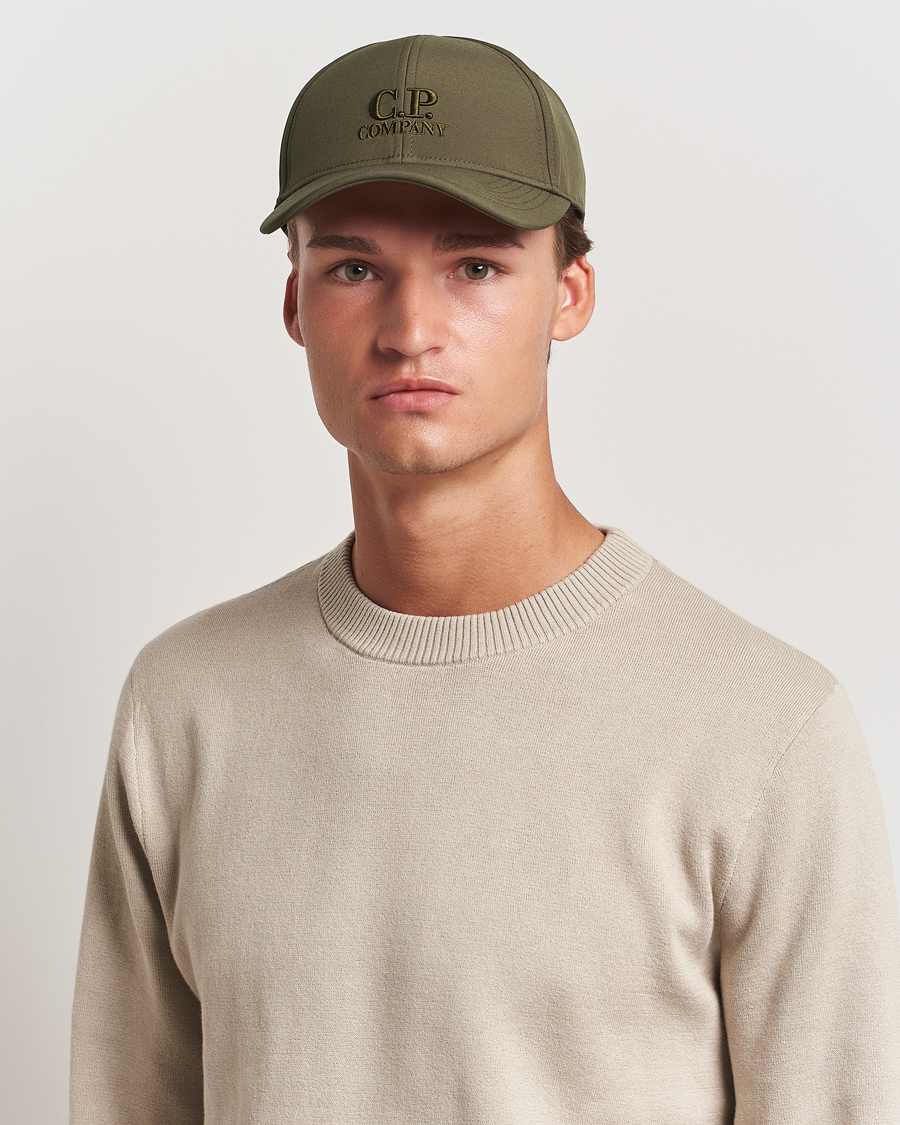 Homme |  | C.P. Company | CP Shell Baseball Cap Olive