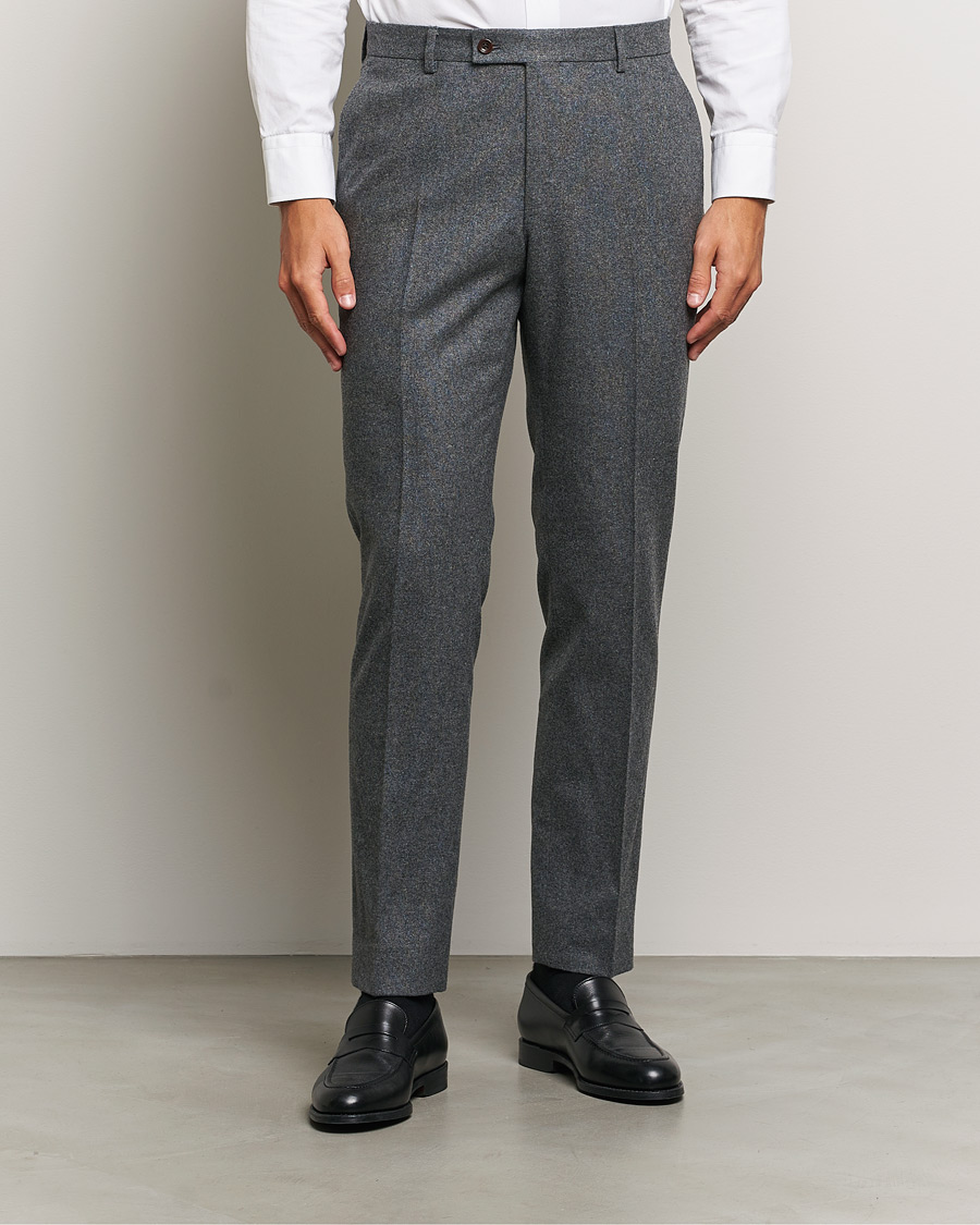 Homme |  | Morris Heritage | Flannel Suit Trousers Grey