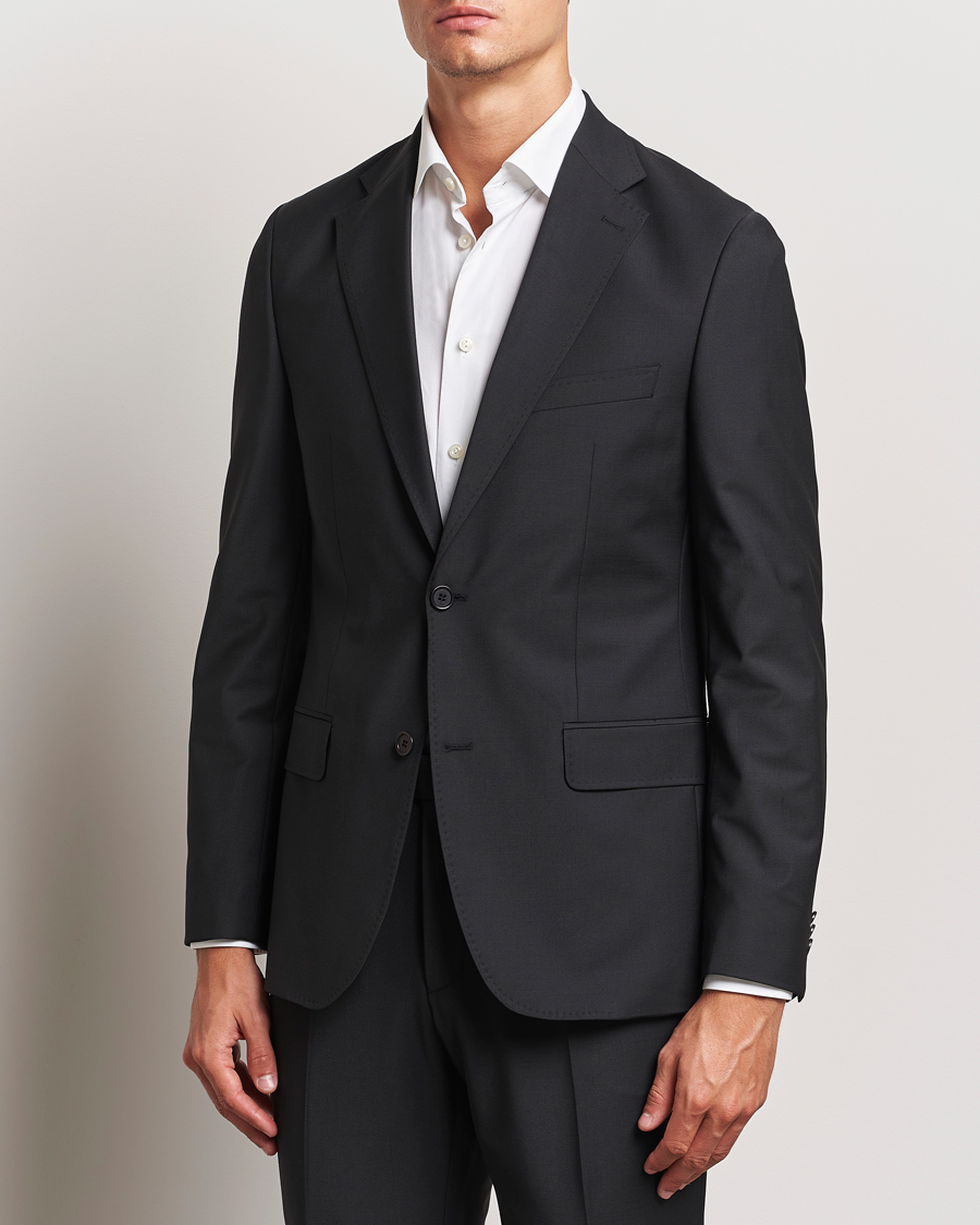 Homme |  | Morris Heritage | Morris Wool Suit Blazer Black