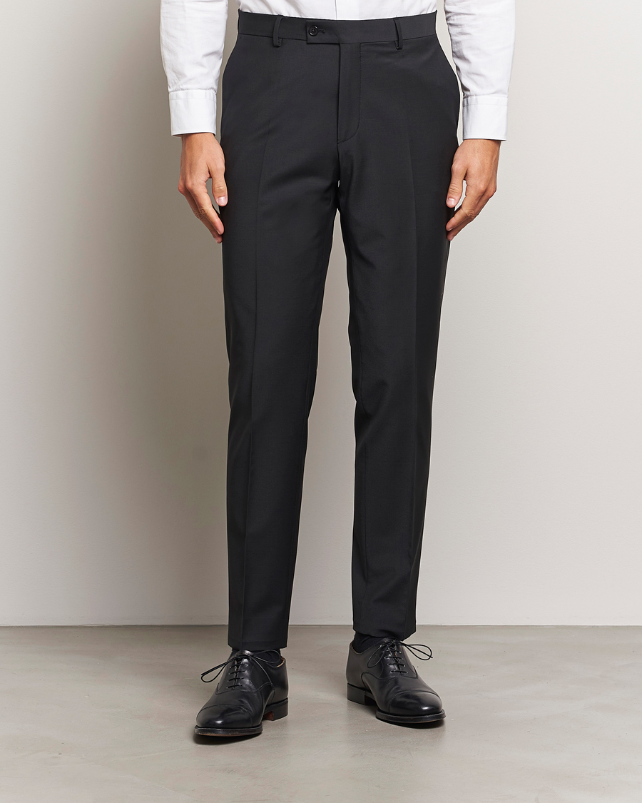 Homme |  | Morris Heritage | Morris Wool Suit Trousers Black