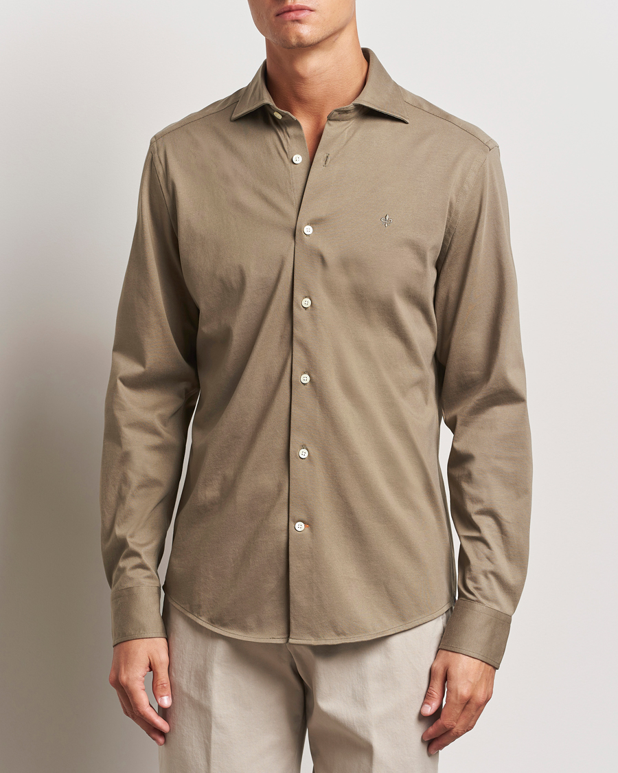 Homme |  | Morris | Dressed Jersey Shirt Olive