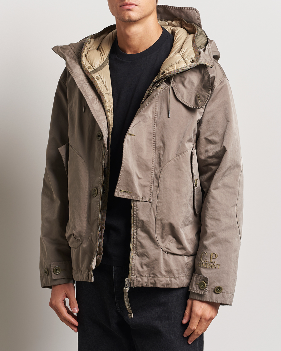 Homme |  | C.P. Company | Micro Kei Padded Jacket Dark Taupe