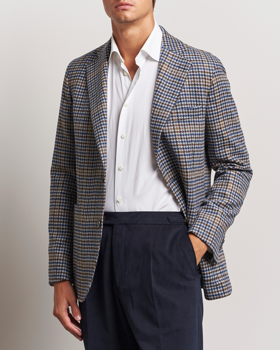 Homme |  | Oscar Jacobson | Ferry Check Wool Blazer Multi