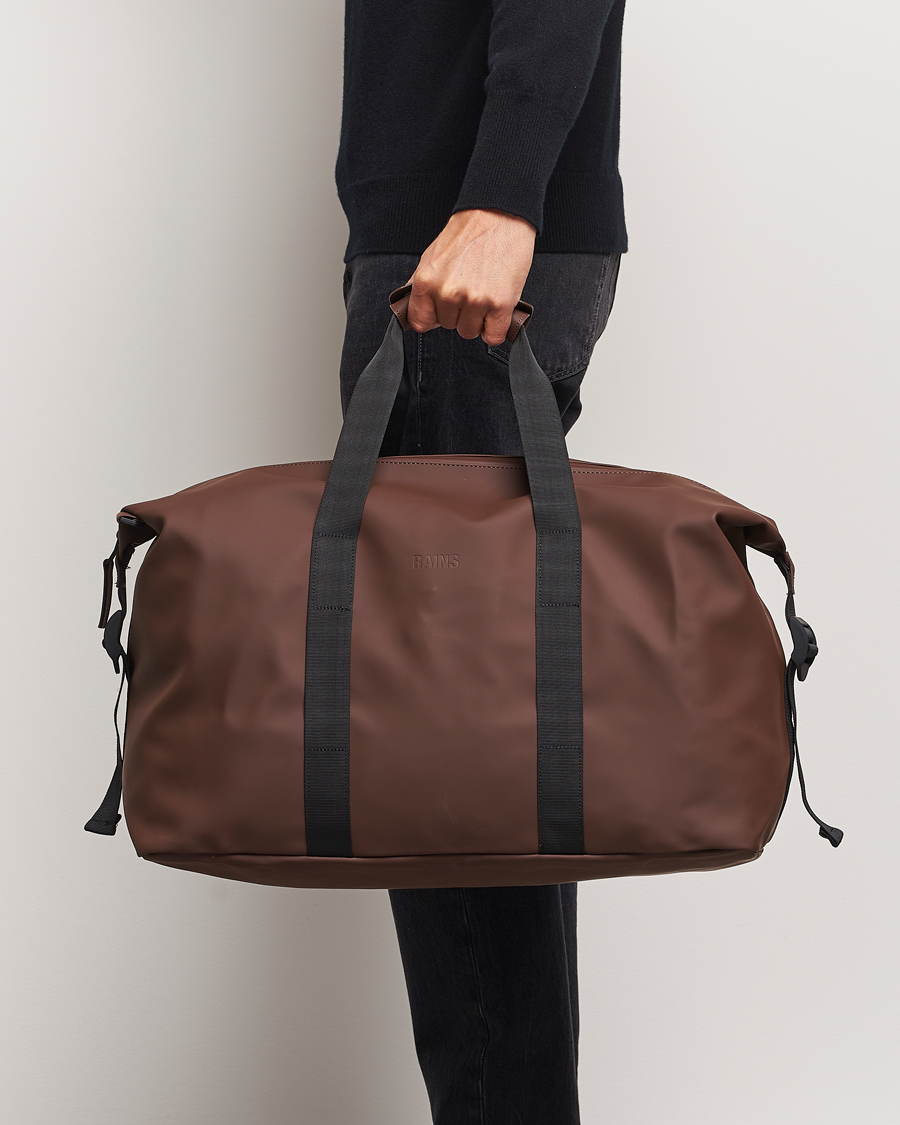 Homme |  | RAINS | Hilo Weekendbag Frame Brown