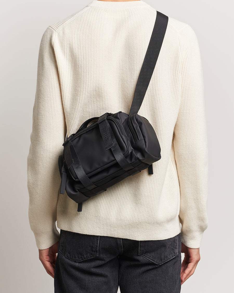 Homme |  | RAINS | Trail Crossbody Bag Black