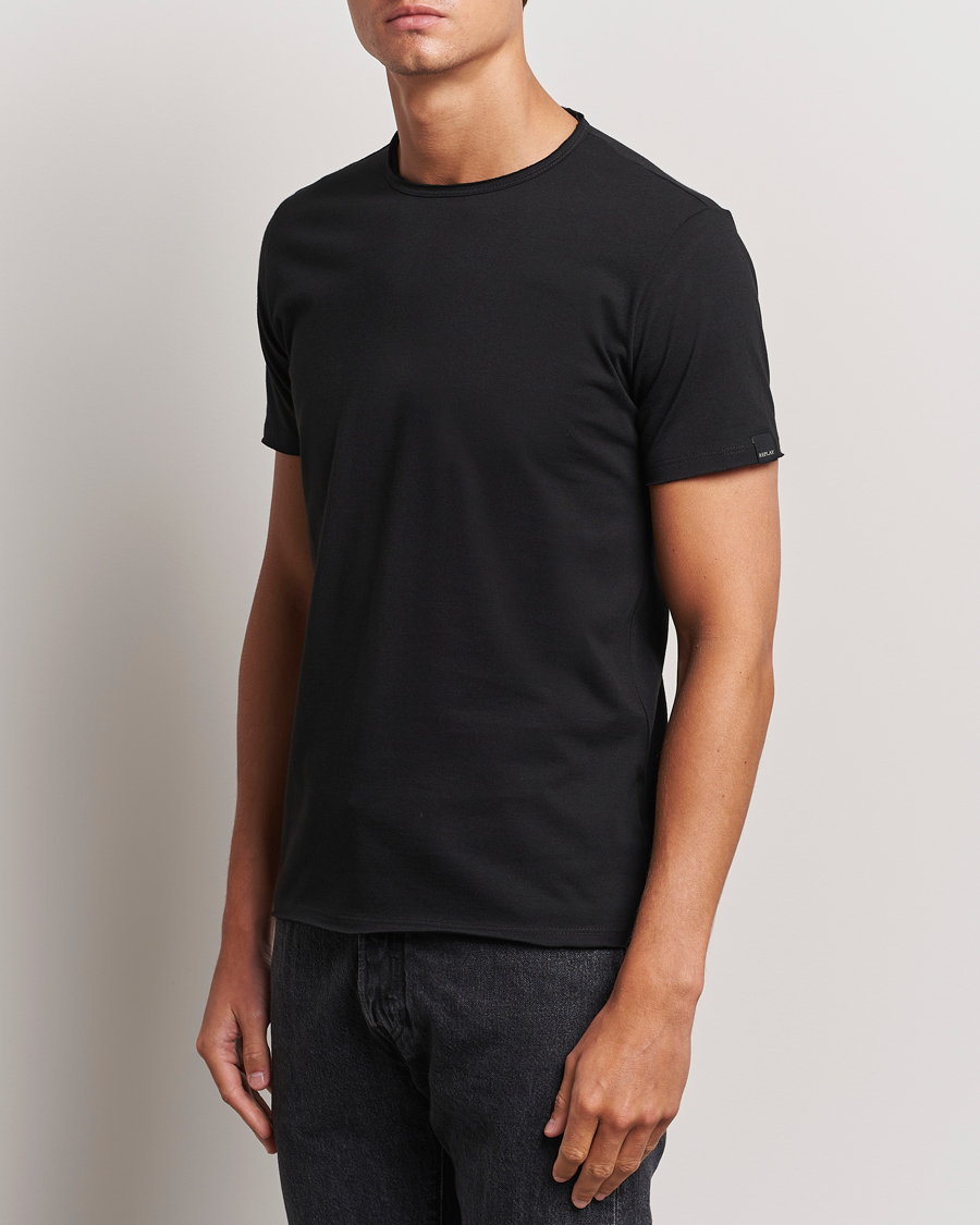 Homme |  | Replay | Crew Neck T-Shirt Black