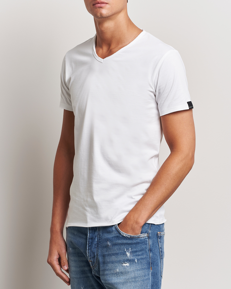 Homme |  | Replay | V-Neck T-Shirt White