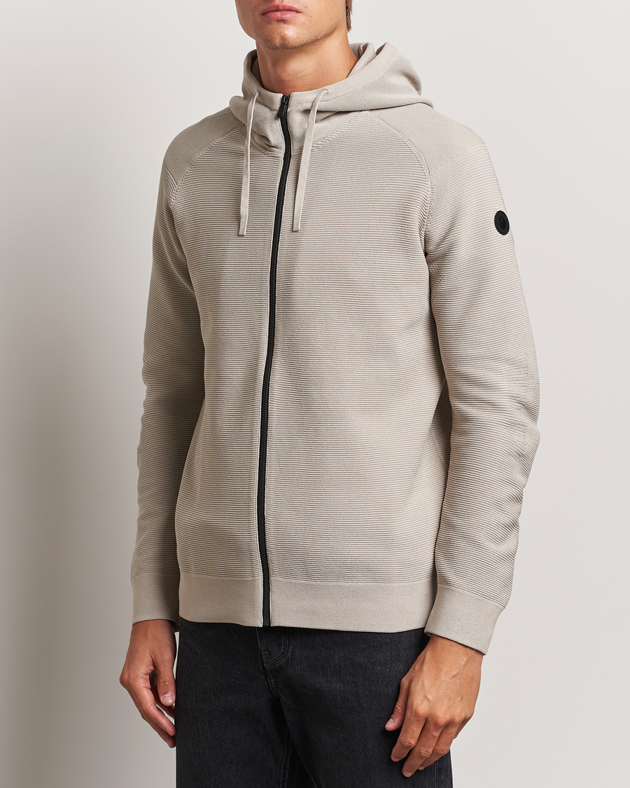 Homme |  | Sail Racing | Element Seamless Full Zip Hoodie Sand