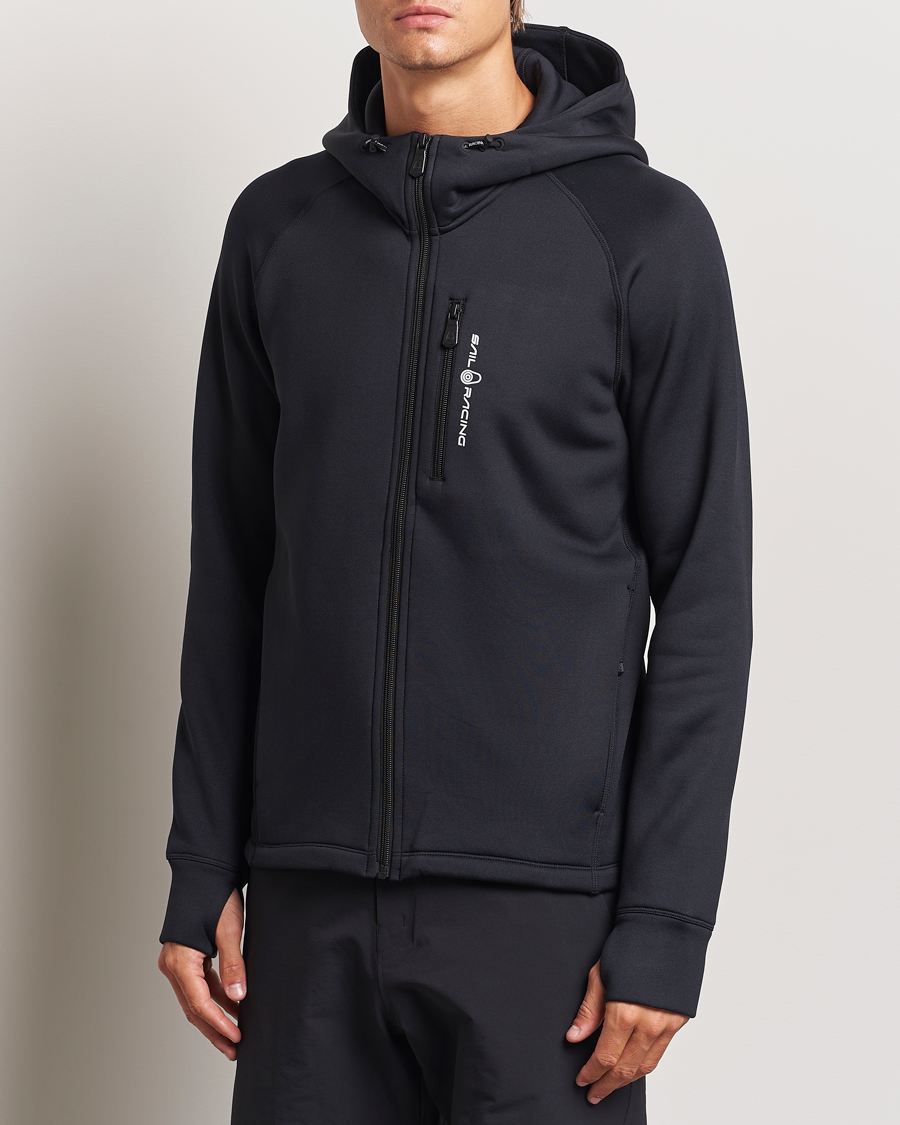 Homme |  | Sail Racing | Spray Powerstretch Full Zip Hoodie Carbon