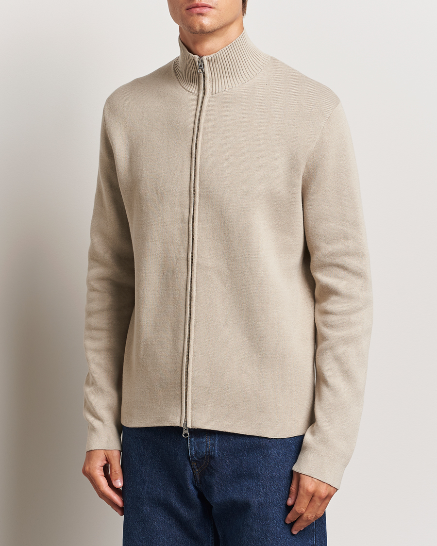 Homme | Pulls Et Tricots | Samsøe Samsøe | Niklas Full Zip Abbey Stone