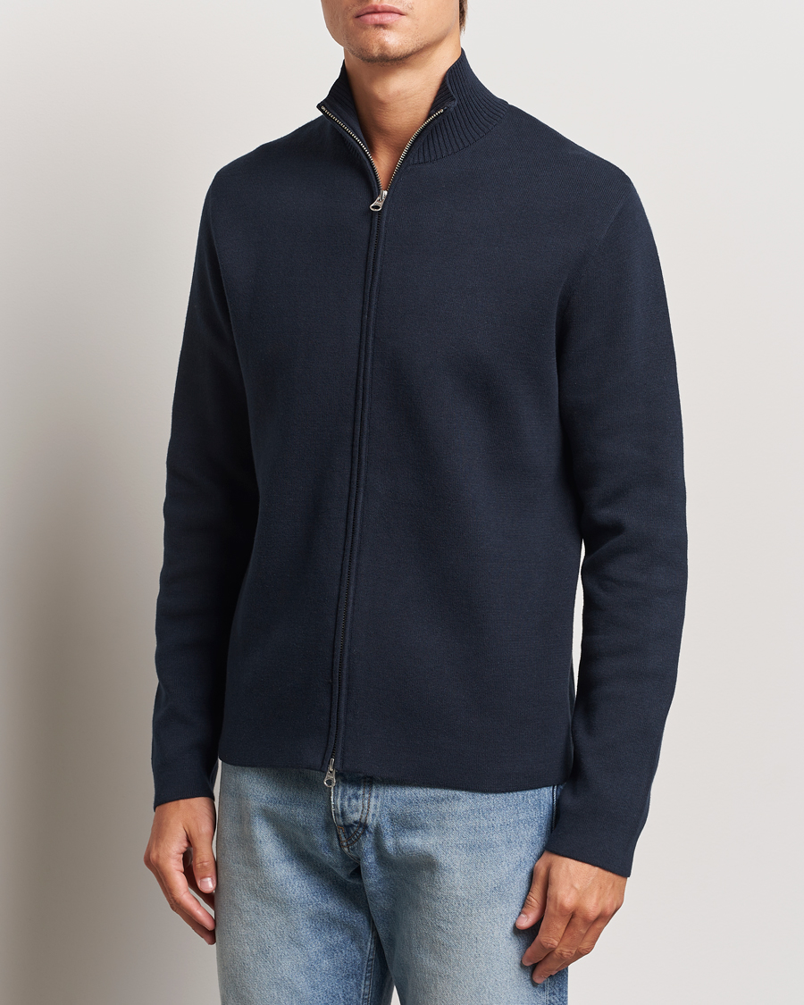 Homme | Pulls Et Tricots | Samsøe Samsøe | Niklas Full Zip Salute Navy