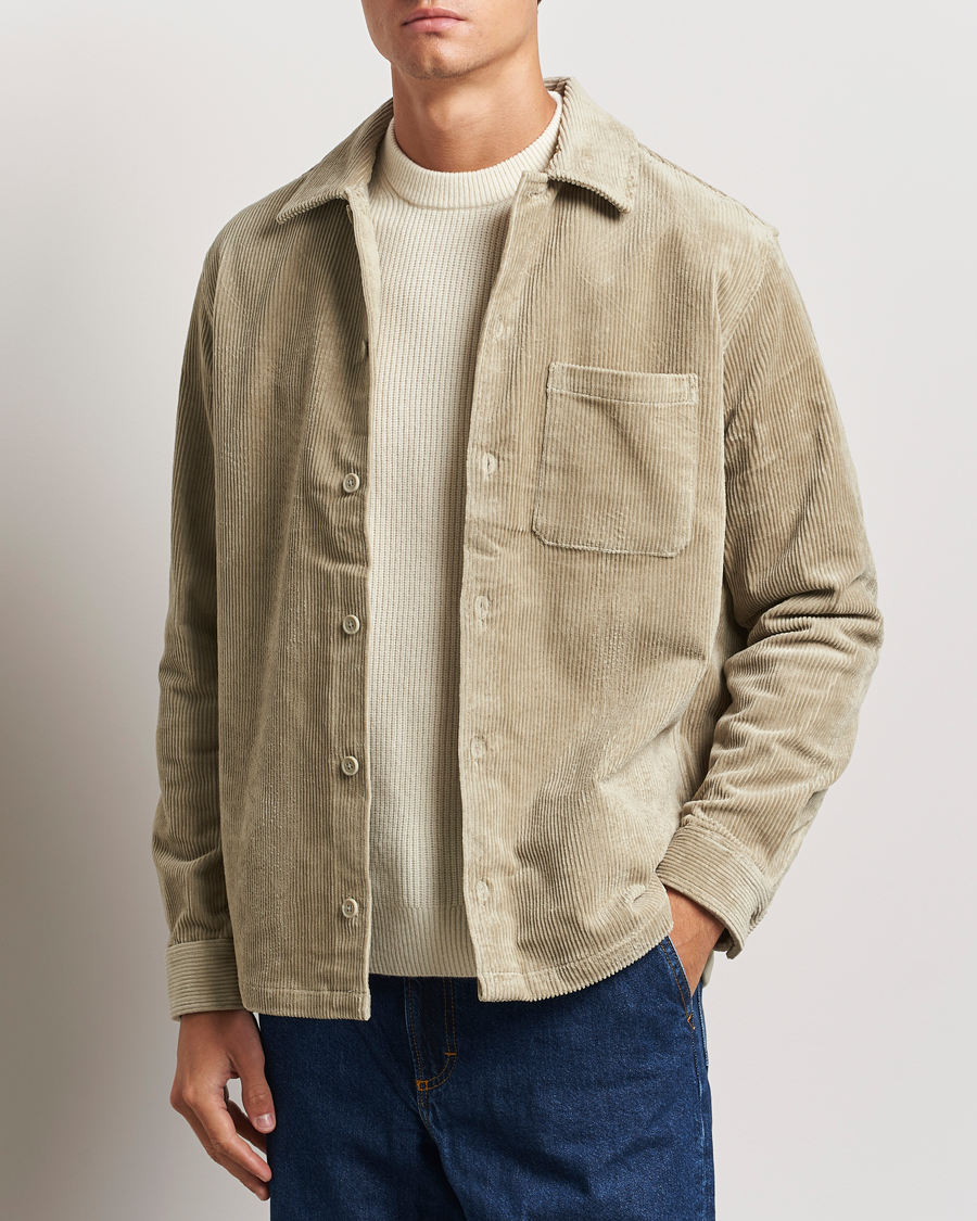 Homme |  | Samsøe Samsøe | Damon Corduroy Overshirt Abbey Stone