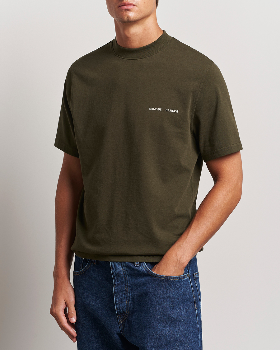 Homme |  | Samsøe Samsøe | Norsbro Organic Cotton T-Shirt Forest Night