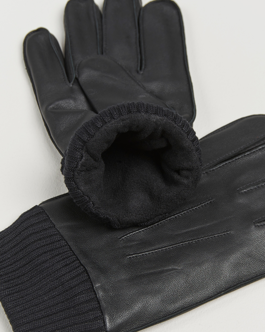 Homme |  | Samsøe Samsøe | Hackney Leather Glove Black