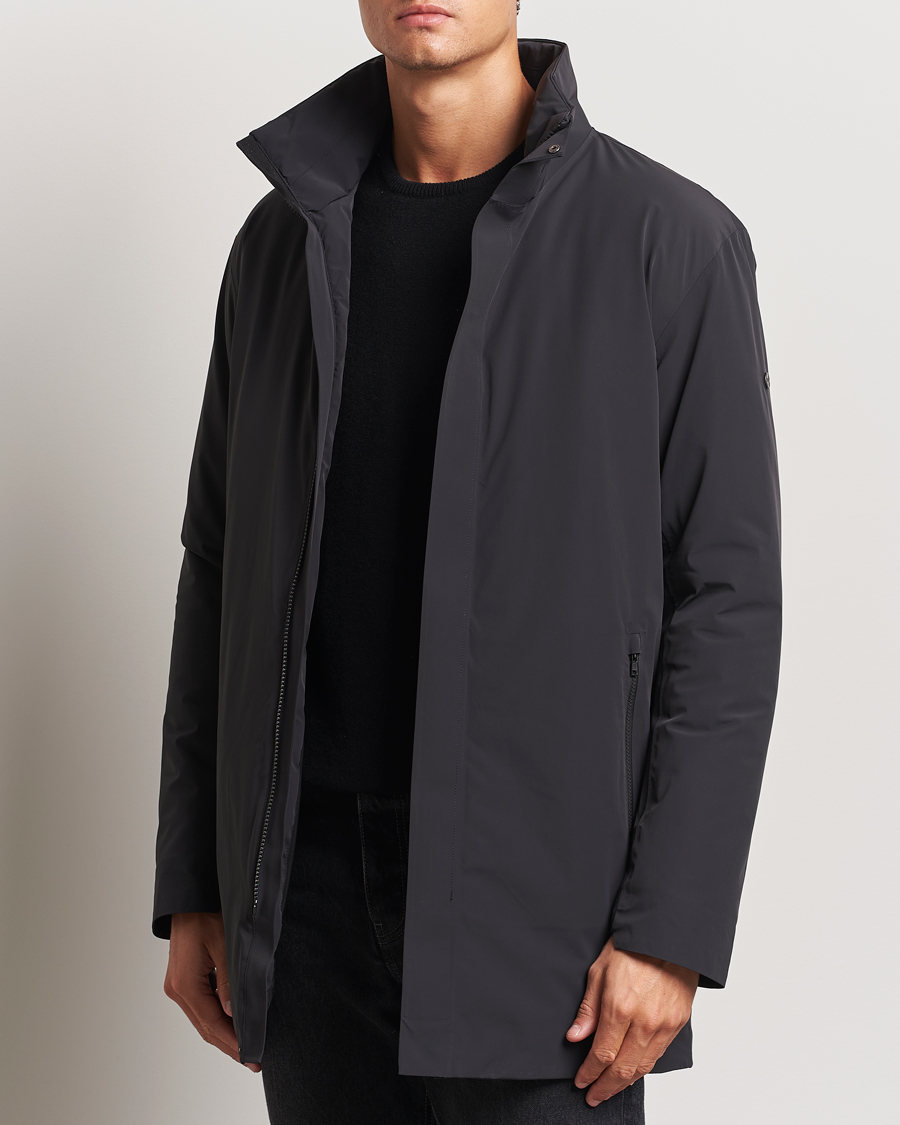 Homme |  | Scandinavian Edition | Town II Waterproof Lightweight Coat Carbon