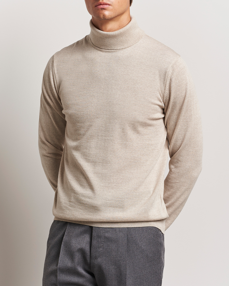 Homme |  | Stenströms | Merino Rollneck Beige