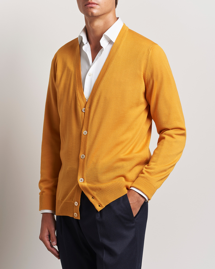 Homme |  | Stenströms | Merino Cardigan Yellow