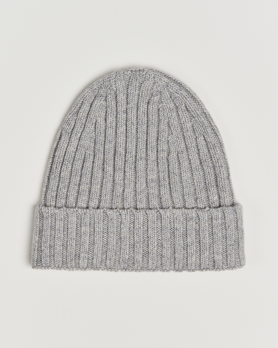 Homme |  | Stenströms | Ribbed Cotton/Cashmere Hat Navy