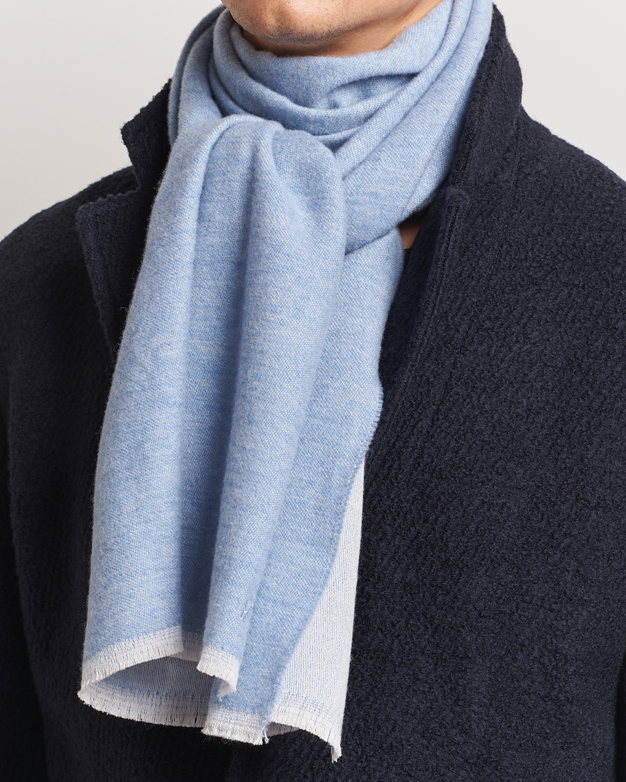 Homme |  | Stenströms | Wool Scarf Light Blue