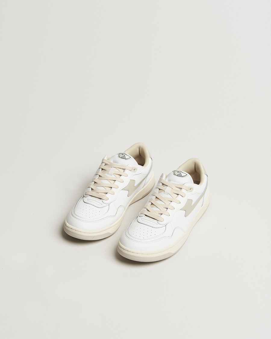 Homme |  | Stepney Workers Club | Pro Cup 01 S-Strike Leather Sneaker White Putty