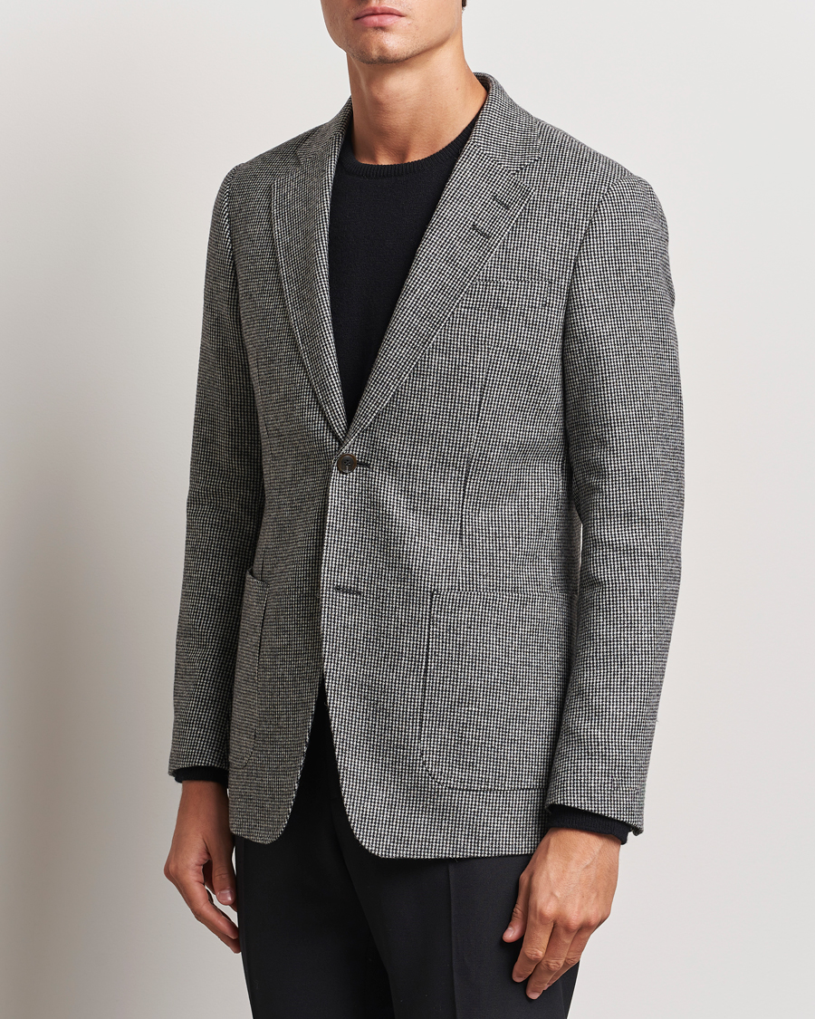 Homme | Nouveautés | Tiger of Sweden | Justin Wool Pepita Blazer Black/White