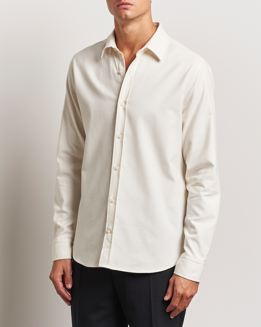 Homme | Chemises | Tiger of Sweden | Benjamins Brushed Twill Shirt Seashell