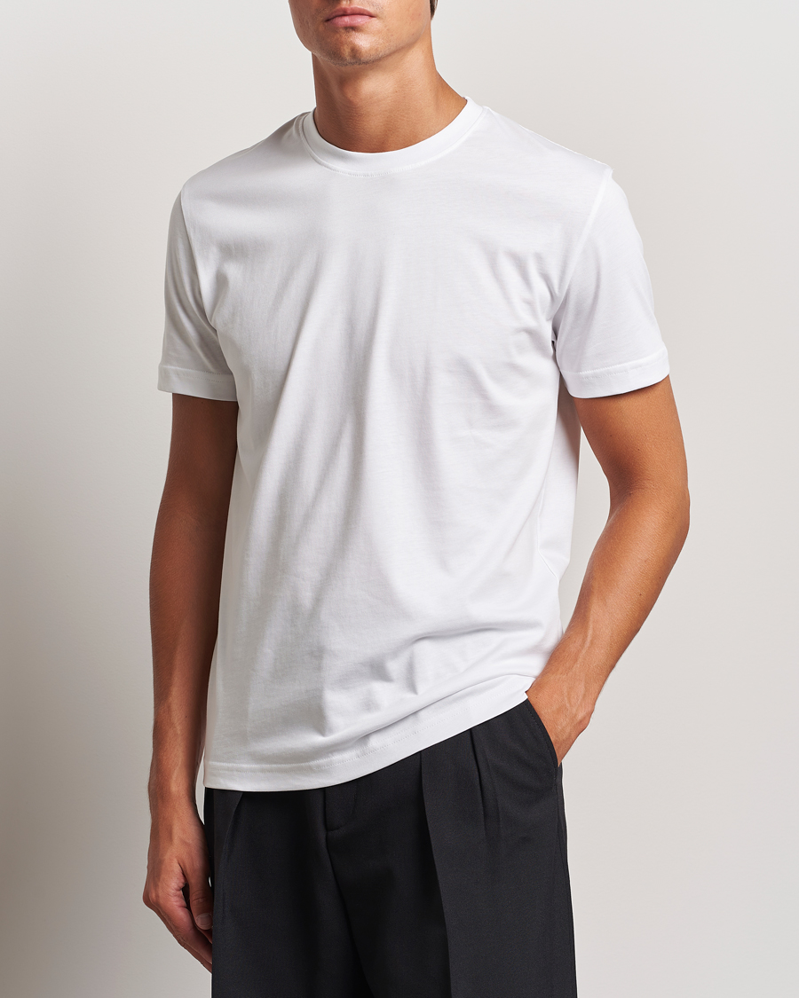 Homme | Nouveautés | Tiger of Sweden | Dillan Crew Neck T-Shirt Pure White