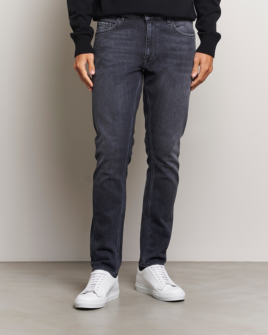 Homme |  | Tiger of Sweden | Pistolero Stretch Cotton Jeans Washed Black