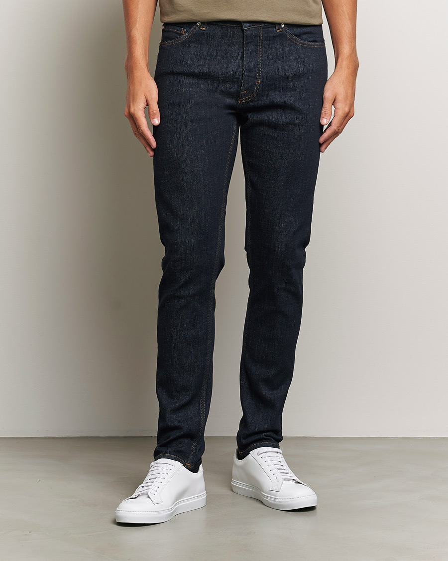 Homme |  | Tiger of Sweden | Evolve Stretch Cotton Jeans Royal Blue