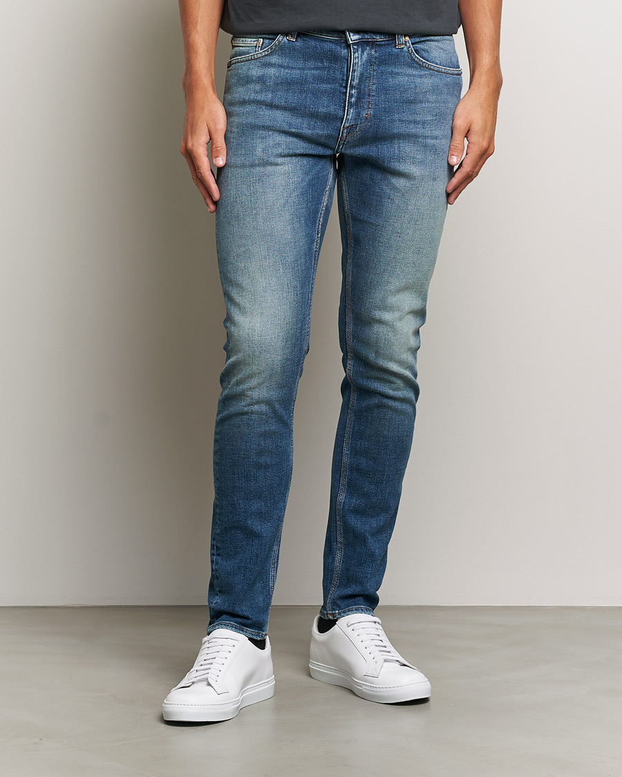 Homme |  | Tiger of Sweden | Evolve Stretch Cotton Jeans Medium Blue