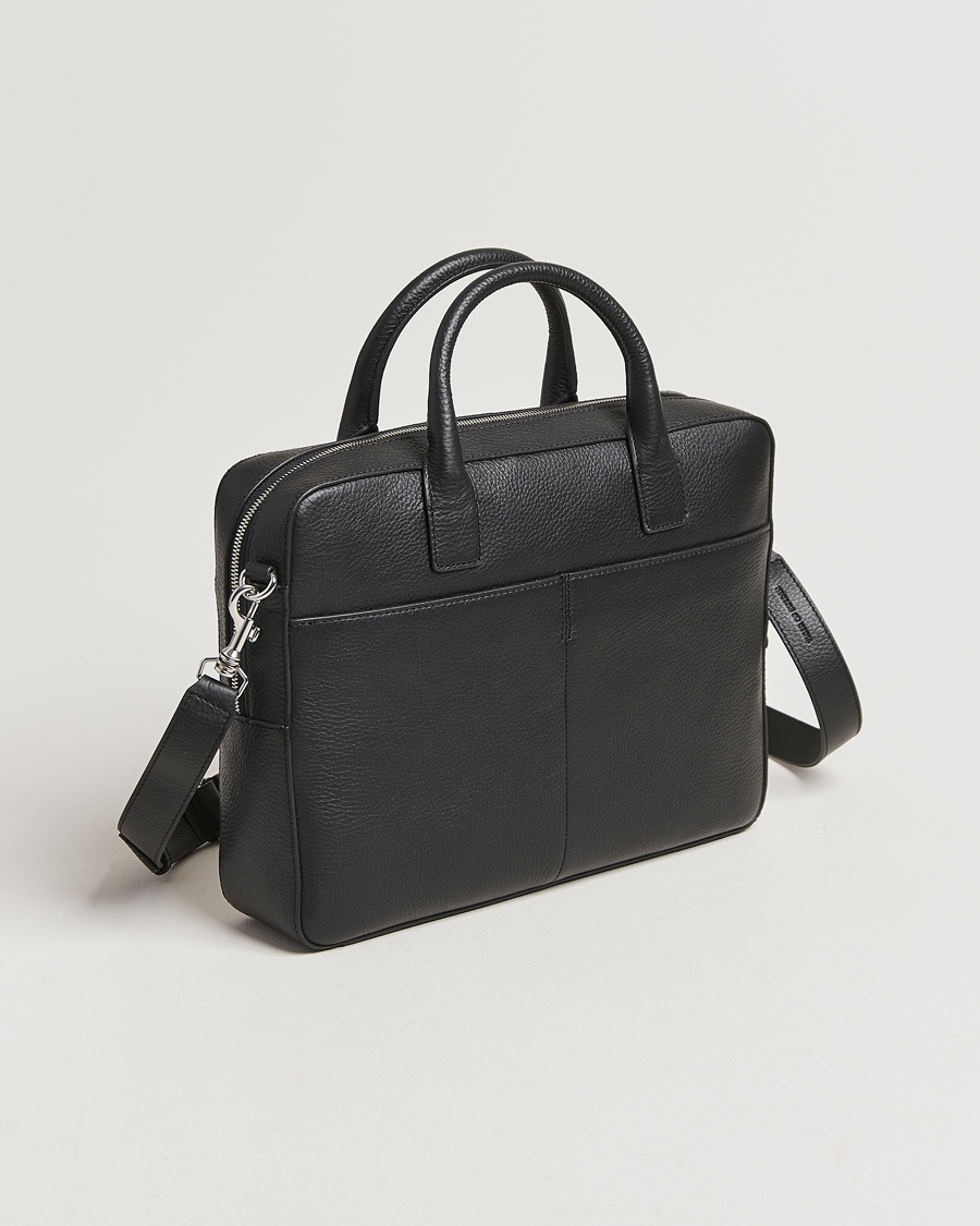 Homme |  | Tiger of Sweden | Beckholmen Leather Briefcase Black