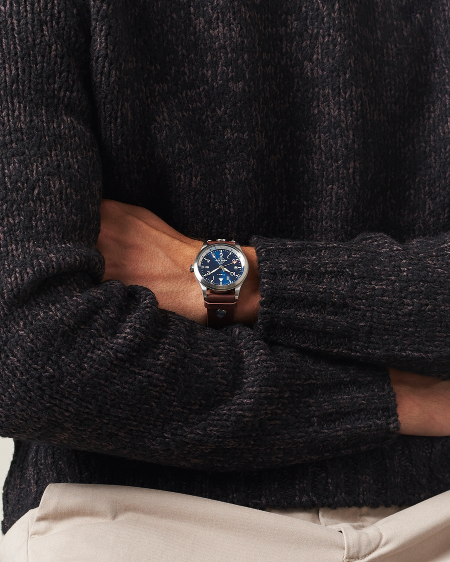 Homme |  | Timex | Pan Am GMT Stainless Steel 39mm Blue Dial