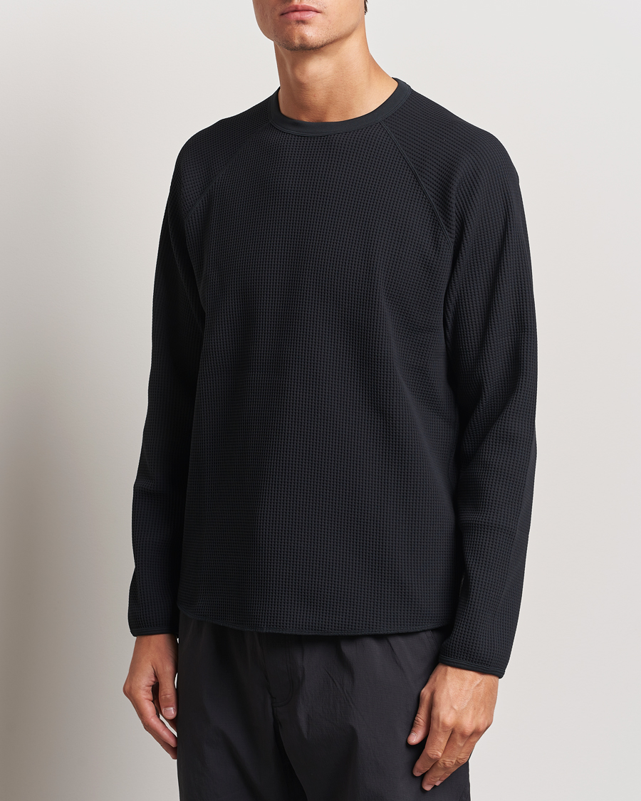 Homme | T-shirts fonctionnels | Goldwin | WF Light Long Sleeve T-Shirt Black