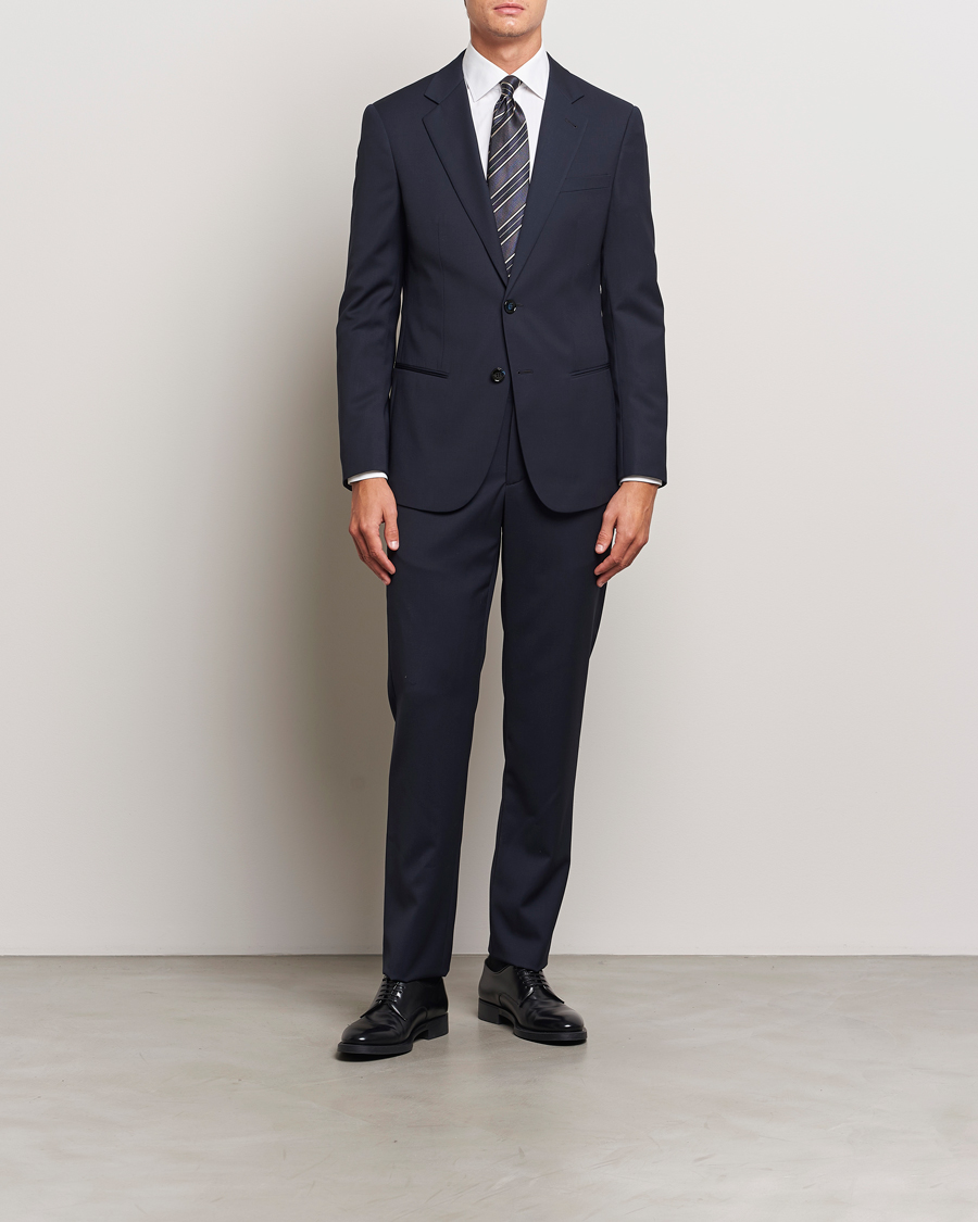 Homme |  | Giorgio Armani | Soho Virgin Wool Suit Navy