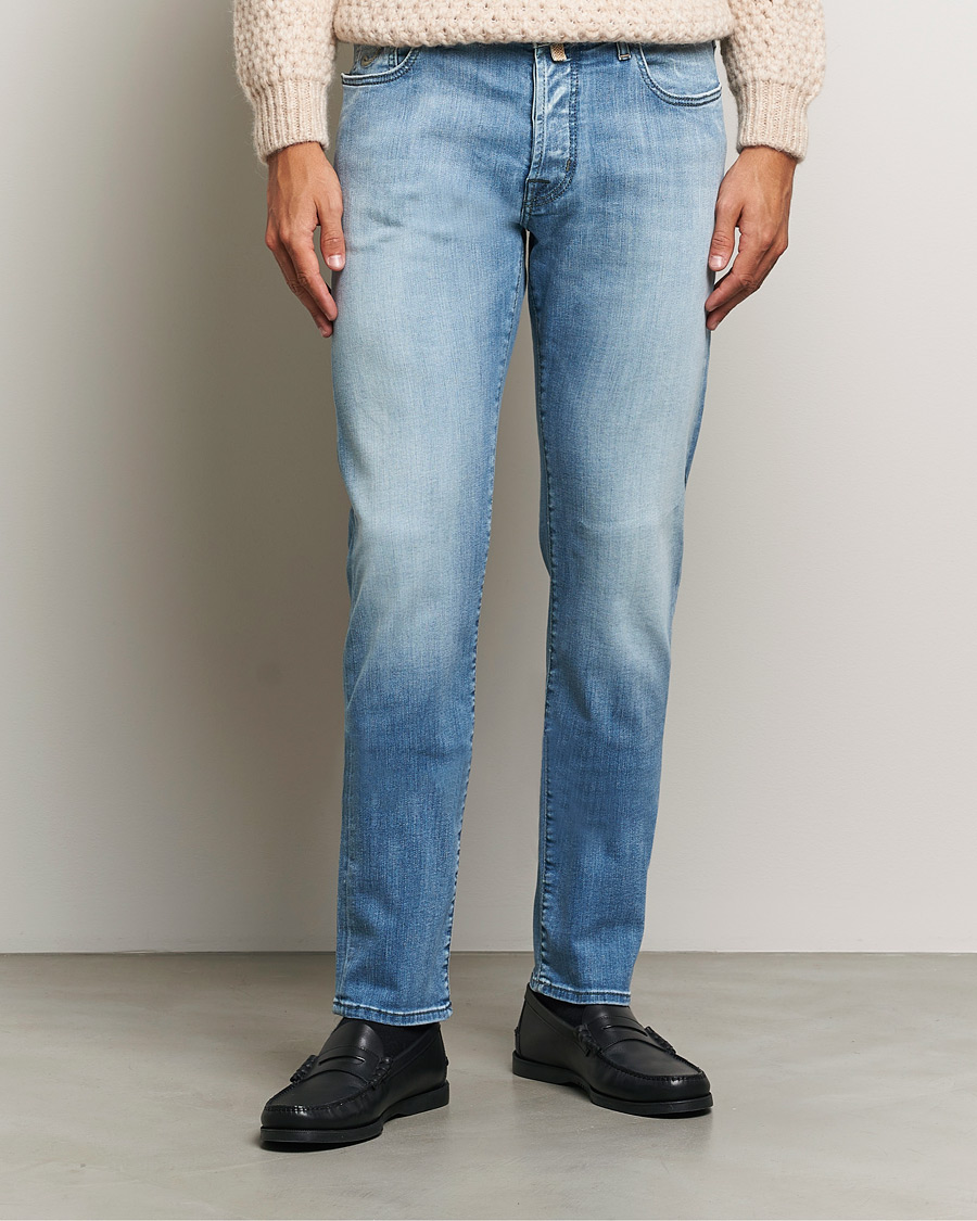 Homme |  | Jacob Cohën | Bard Slim Fit Streatch Jeans Light Blue