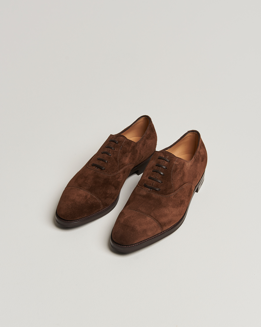 Homme |  | John Lobb | City II Oxford Dark Brown Suede