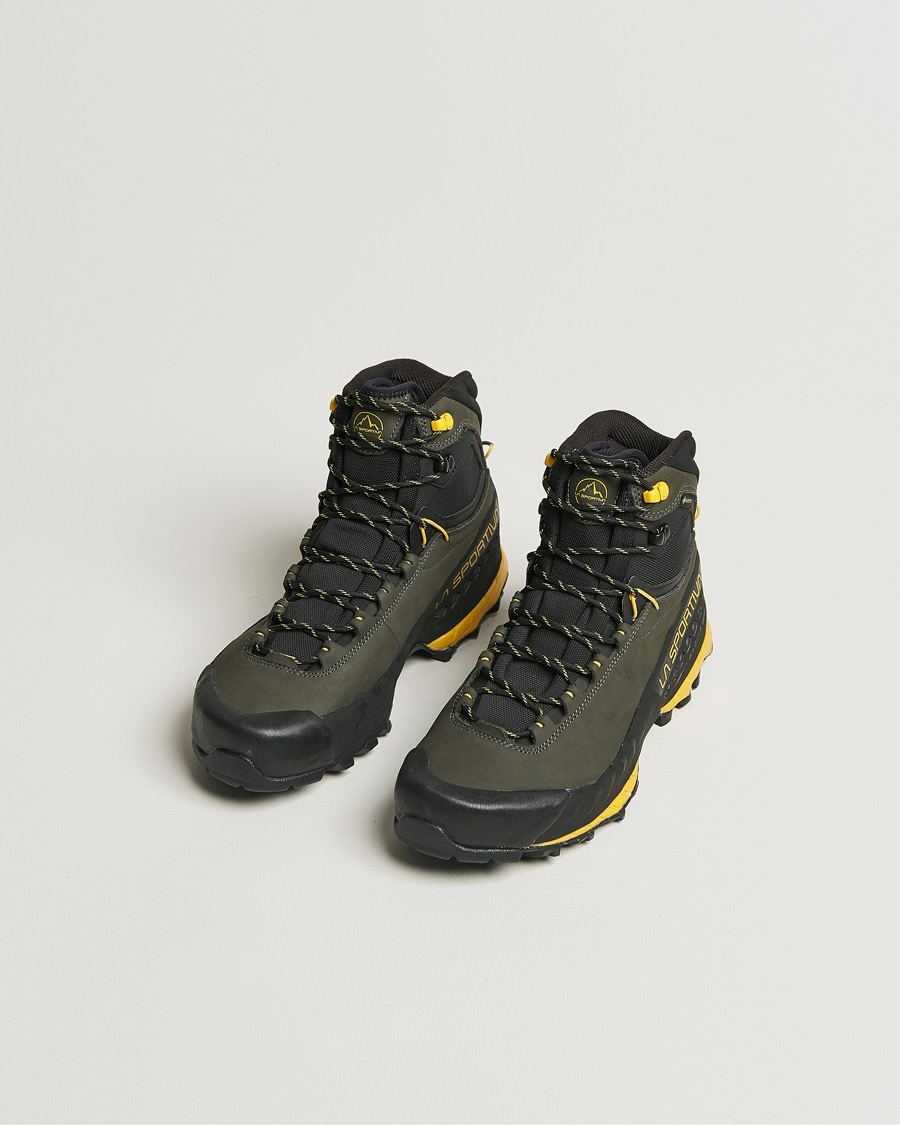 Homme | Baskets Noires | La Sportiva | TX5 Mid GTX Hiking Boots Carbon/Yellow