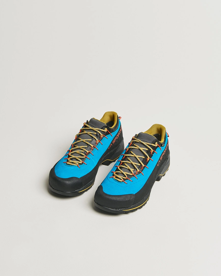 Homme | Chaussures En Daim | La Sportiva | TX4 Evo GTX Hiking Shoes Tropic Blue/Bamboo