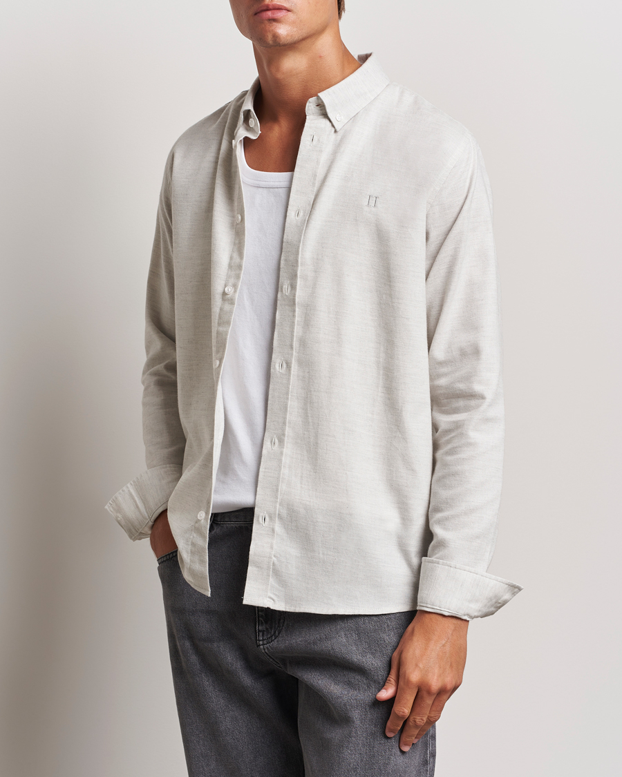 Homme |  | LES DEUX | Dessert Reg Shirt Snow Melange